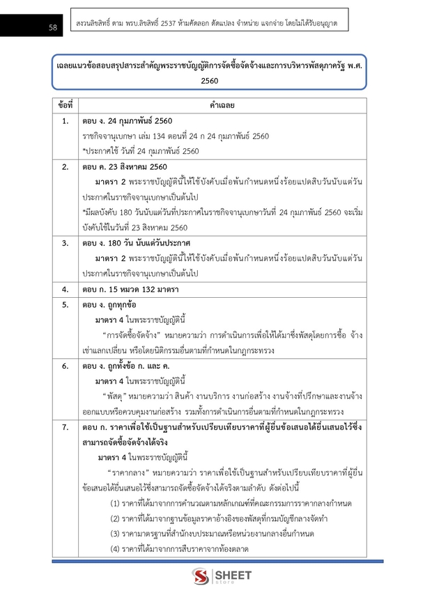 แนวข้อสอบ นักวิชาการพัสดุ สำนักงานปลัดกระทรวงสาธารณสุข 2569