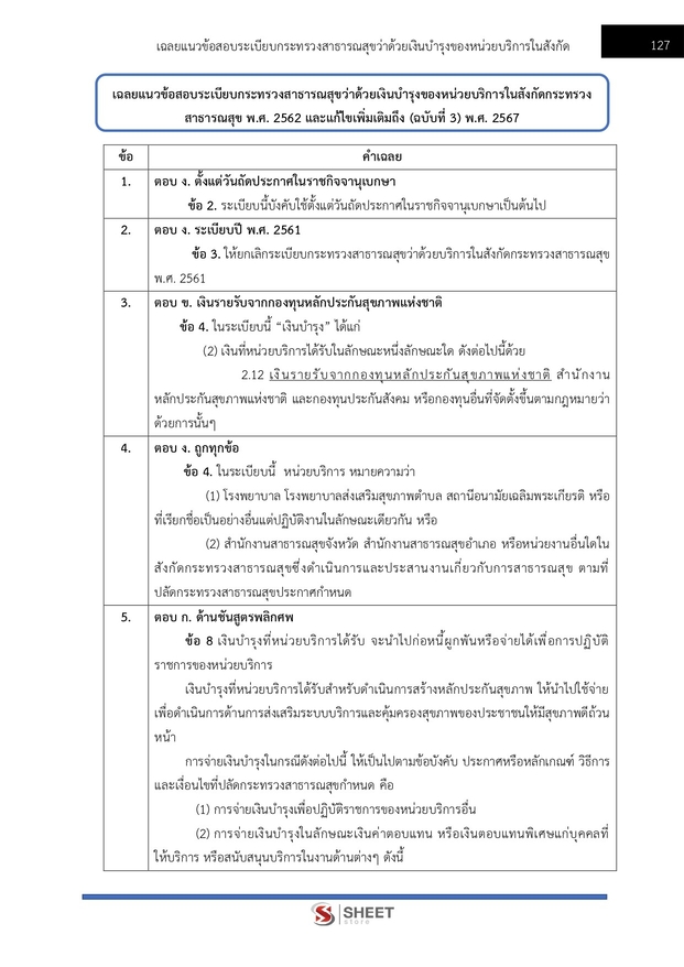 แนวข้อสอบ นักวิชาการการเงินและบัญชีปฏิบัติการ สาธารณสุข (สปสธ) 2569