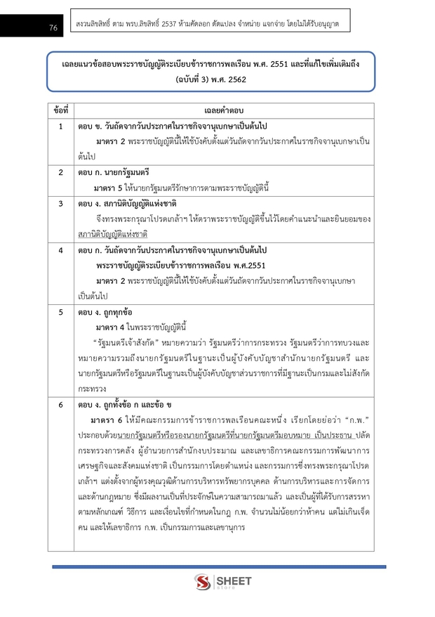 แนวข้อสอบ เจ้าพนักงานพัสดุปฏิบัติงาน กรมการจัดหางาน 2569