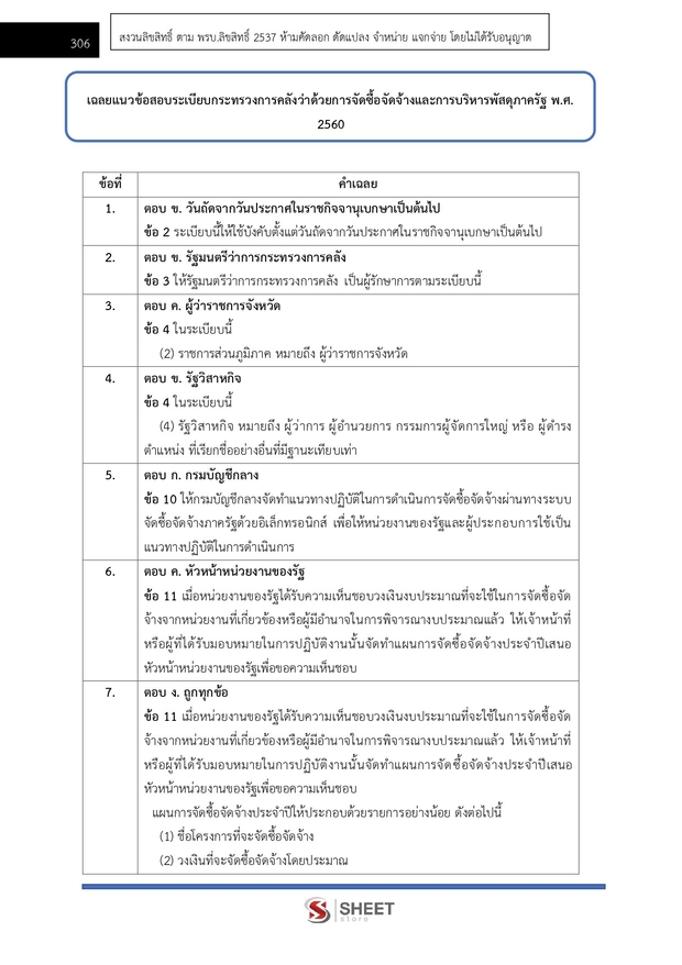 แนวข้อสอบ เจ้าพนักงานพัสดุปฏิบัติงาน กรมการจัดหางาน 2569