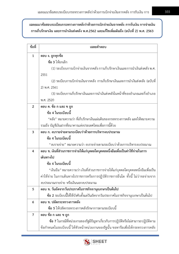 แนวข้อสอบ เจ้าพนักงานการเงินและบัญชีปฏิบัติงาน กรมการจัดหางาน 69